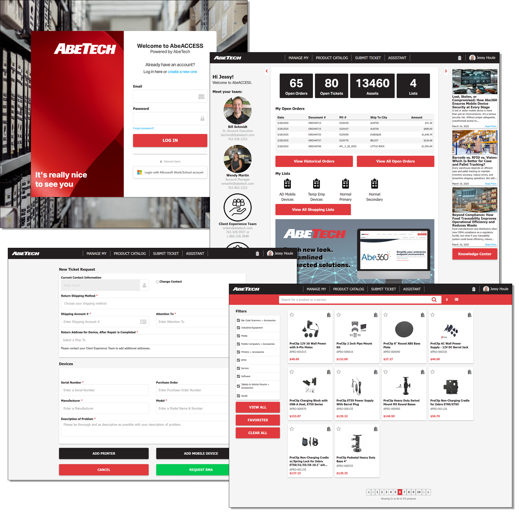 AbeACCESS Portal for AbeTech