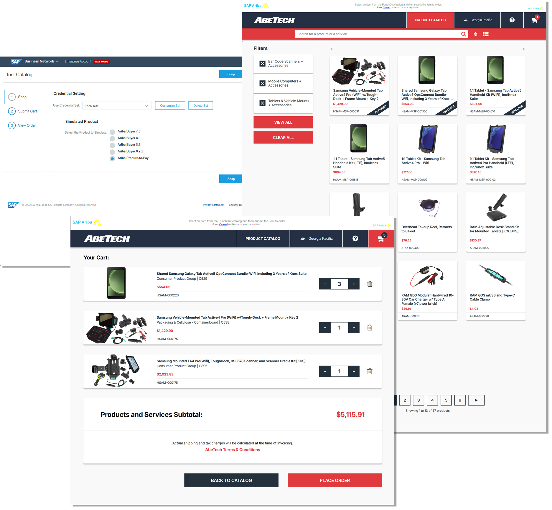 Ariba Punchout Site for AbeTech